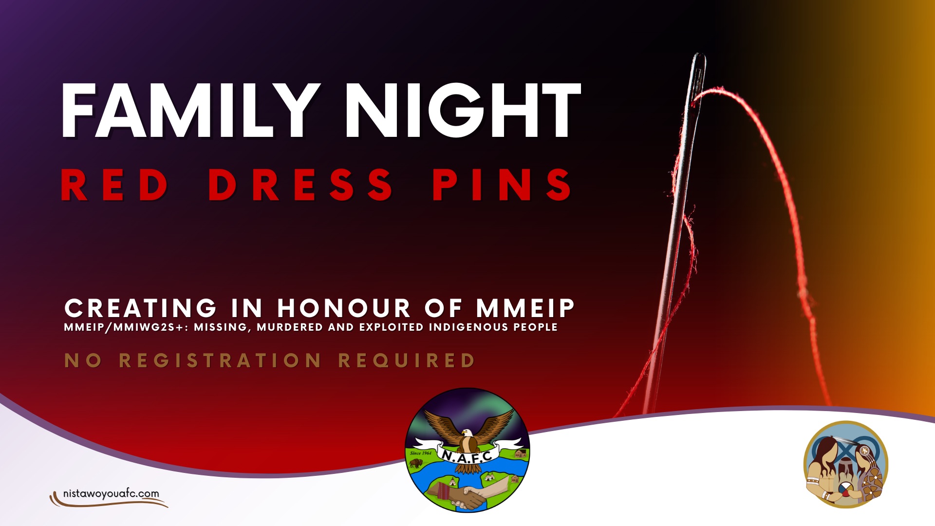 family-night-red-dress-pins-mac-calendar