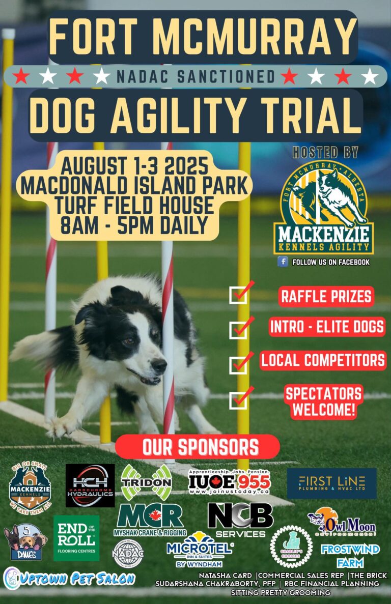 Fort McMurray Dog Agility Trial MAC Calendar
